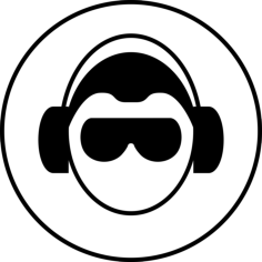 Protected Man Head Outline Svg File, Free Vectors File